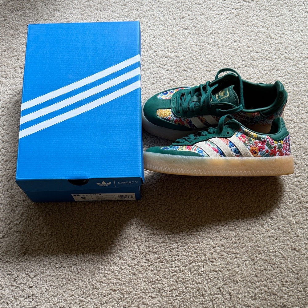 Adidas x Liberty London - Sambae Green Size 6